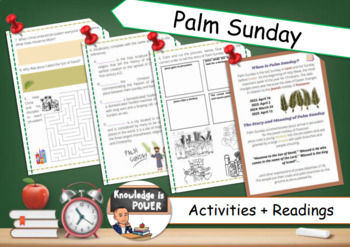 Preview of Palm Sunday | Readings + Activities