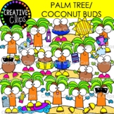 Palm Tree and Coconut Buds {Summer Clipart}
