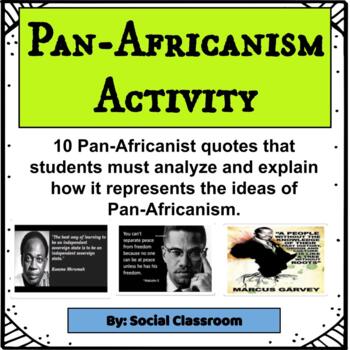 Preview of Pan-Africanism Activity (SS7H1 & SSWH21)