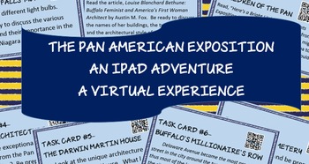 Preview of Pan American Exposition - QR Code Webquest - Task Cards - middle/high school