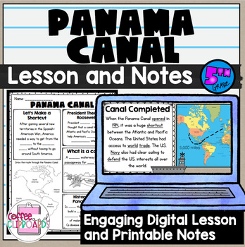 Preview of Panama Canal Digital Lesson and Activities SS5H1c