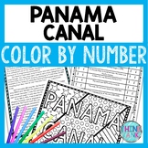 Panama Canal Color by Number, Reading Passage and Text Marking