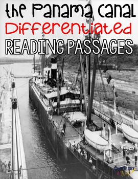 Preview of Panama Canal Differentiated Reading Passages