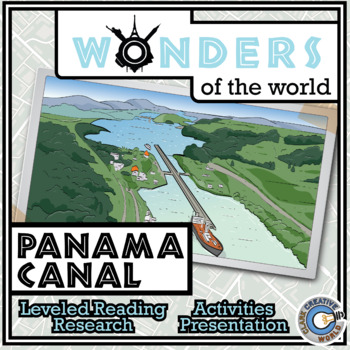 Preview of Panama Canal - Leveled Reading, Slides, Printables, Activities & Digital INB