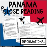 Panama Canal Cause & Effect Nonfiction Passage with Text F