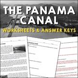 Panama Canal US Imperialism Reading Worksheets and Answer Keys