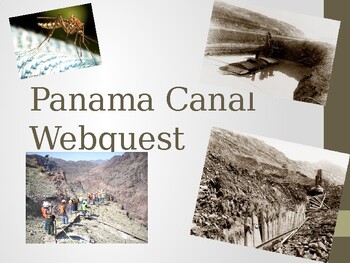 Preview of Panama Canal WebQuest
