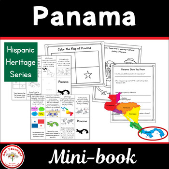 Preview of Panama Mini Book | Hispanic Heritage Series