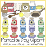 Pancake Day / Shrove Tuesday Clipart