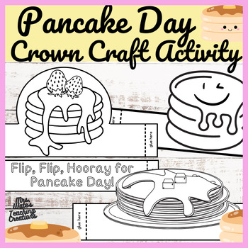 Preview of Pancake Day & Shrove Tuesday Crown Crafts - Engaging Easter Activity
