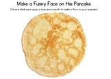 Pancake Tuesday - Funny Pancake Face Cutting & Sticking Activity