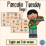 Pancake Tuesday Shrove Tuesday Bingo English and Irish