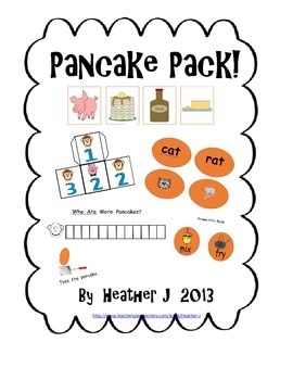 Pancakes! Literacy and Math Activities by Heather J | TpT