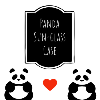 Preview of Panda Bear Sunglass Case (sewing template)