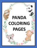 Panda Coloring Book For kids