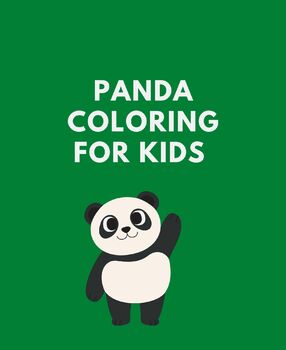 Preview of Panda Coloring Book: Panda Coloring Pages for Kids