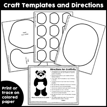 Panda Craft | Zoo Animal Craft | Zoo Animal Activities | Rainforest ...