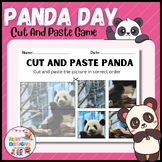 Panda Day Activity -Cut And Paste the Picture- /March Prin