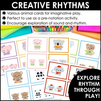 Rhythm Animals Rhythm & Animal Cards for Your Youngest Musicians