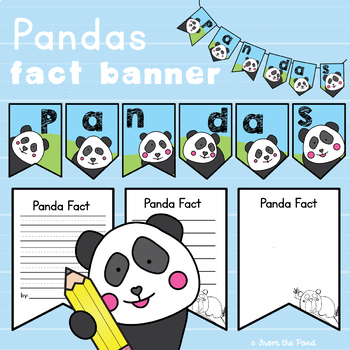 Preview of Panda Writing Activity | Classroom Fact Banner
