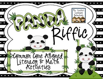 Preview of PandaRiffic Common Core Aligned Literacy and Math Activities