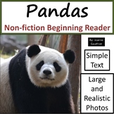 Pandas: Non-fiction animal e-book for beginning readers