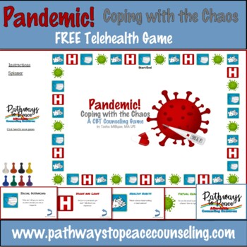 Preview of Pandemic: Coping with the Chaos Counseling Game - Telehealth Version