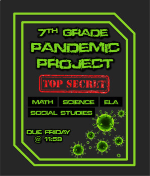 Preview of Pandemic Cross-Curricular Project (Coronavirus Distance Learning)