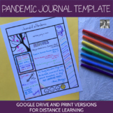 Pandemic Journal One-Pager (Distance Learning)