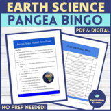 Pangea (Pangaea) Supercontinent Bingo Activity
