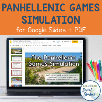 Preview of Panhellenic Games Simulation | Ancient Greece Olympics Activity | Greek Olympics