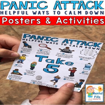Preview of Panic Attack Coping Skills Informational Posters and Handouts