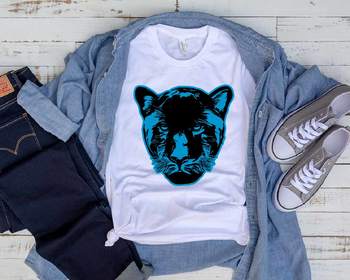 Preview of Panthers Head Sport SVG Cutting Files wild african football Panther 1057s