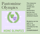 Pantomime Olympics: 5 Mime Games to reinforce mime skills