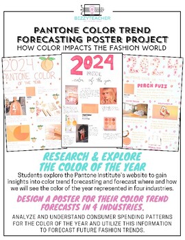 Preview of Pantone Color of the Year Poster Project (Fashion Marketing)