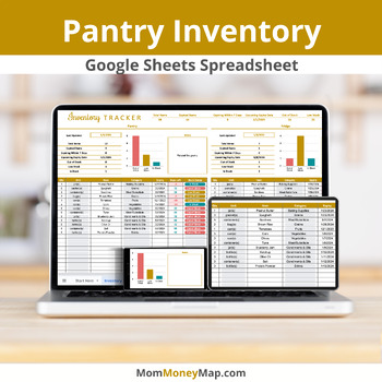Preview of Pantry Inventory Google Sheets Spreadsheet