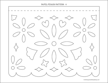 Papel Picado Tissue Banners By Spanish Made Easy Tpt