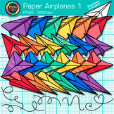 Paper Airplane Clipart Images: Cute Flying Aeroplane Clip 