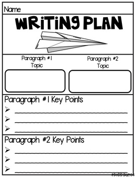 Paper Airplane Experiment and Writing Activities by Bobbi Bates | TpT