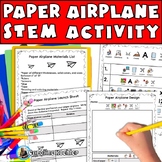 Paper Airplane STEM SPED Science Activities Pre-K Kindergarten