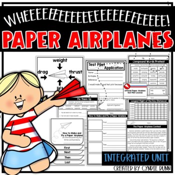 Preview of Paper Airplane Integrated Unit Thematic Unit