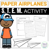 Paper Airplane STEM activity- Low Prep, Distance Learning