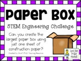 Paper BOX: Engineering Challenge Project ~ Great VOLUME Activity!