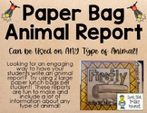 Paper Bag Animal Report - Writing Project