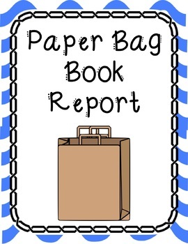 Preview of Paper Bag Book Report