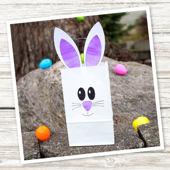 Preview of Paper Bag Bunny Craft (Easter)