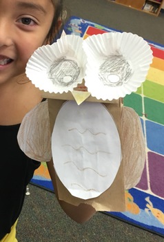 Paper Bag Owl by Ashlyn Marcotte | TPT