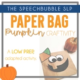 Paper Bag Pumpkin FREEBIE