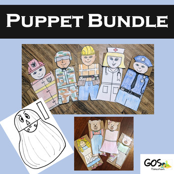 Preview of Paper Bag Puppet BUNDLE