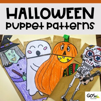Preview of Paper Bag Puppet Craft - HALLOWEEN - BUNDLE